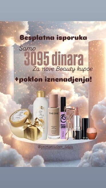 Oriflame beauty setovi za nove Beauty kupce – besplatna isporuka +