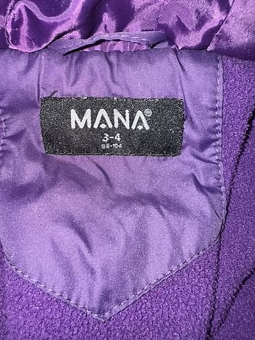 jakne za devojčice: Dečja zimska jakna MANA, veličina 3–4 godine (visina 98–104 cm). - — 3