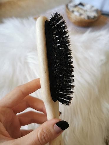 halji e: Ebelin četka za kosu od 100% prirodne visoko kvalitetne dlake vepra — 6