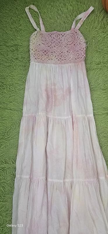 Duga Zara letnja haljina na bretele, xs velicina, moze I za s