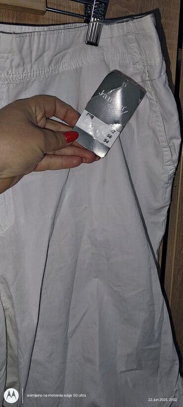 svecane pantalone i tunike: 6XL (EU 52), Pamuk, bоја - Bela — 3