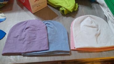 Women's Footwear: Pamučne beanie kape – jednobojne - Model: klasična beanie kapica bez — 4