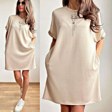 haljine dugih rukava svecane: Short sleeves — 1