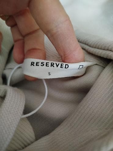 patike za halu: RESERVED dukserica sa kapuljačom – model S - Boja: svetlo bež/ekri - — 2