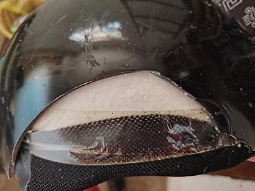 lovacka oprema kikinda: Kaciga, Nema kais.Crna zaštitna kaciga za bicikl/rolere/skate - Tvrda — 2