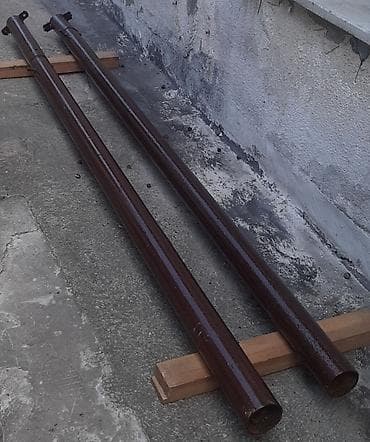 metalac soljice: Čelični/Metalni cevasti stubovi u odličnom stanju. Sa nastavcima — 1
