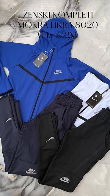 nike rs: Ženski sportski kompleti – mokra likra 80/20, veličine S–2XL. Opis: - — 2