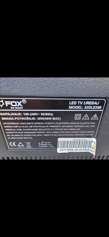 mira i sloba igrica: FOX LED TV 32DLE268 – 32 inča - LED TV uređaj sa dijagonalom od oko — 2