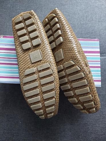 Ženske mokasine FULL, model 251002 - Boja: svetlo braon/konjak, sa — 2