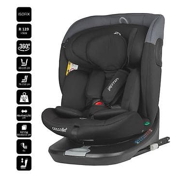 zimske jakne black friday: Coccolle Atira – Auto-sedište iSize 40–150 cm (crno) - Sertifikacija — 3