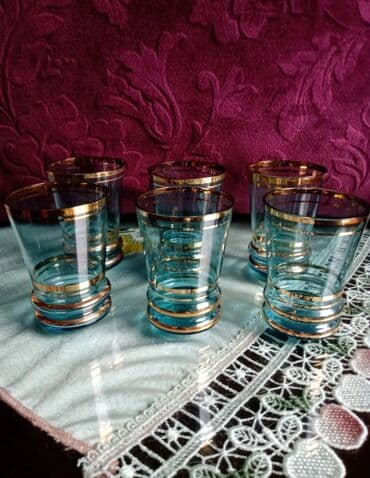 nespresso soljice za kafu: Case nove Bohemija kristal iz 70ih. za zestoko pice. Komada. 6 — 13