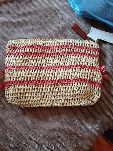 Men's Clothing: Ručno rađena pletena torbica/pismo-tašna od prirodnih vlakana. Dizajn — 2
