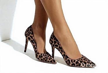 Salonke: Ženske salonke sa leopard printom - Klasičan špicasti vrh - Visoka — 1