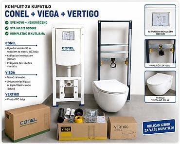 Komplet za kupatilo: CONEL + VIEGA + VERTIGO - Uvoz iz Nemačke - Sve