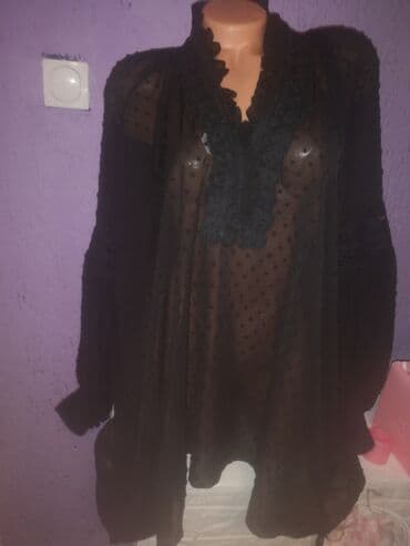 Tunike: 2XL, 3XL, Vez, bоја - Crna — 1