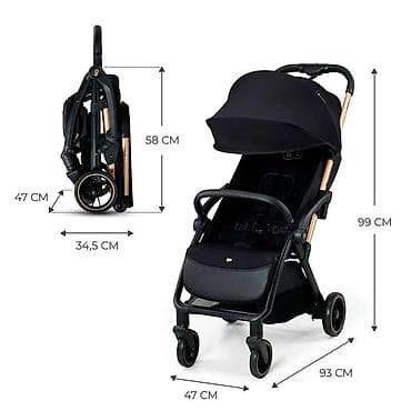KINDERKRAFT KOLICA APINO RAVEN BLACK – KSAPIN00BLK Kinderkraft Apino