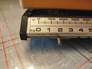 Sweatpants: Retro stara mehanicka kuhinjska vaga - vintage — 5