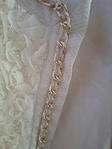 Jakna D.D. Style S/M – krem boje, bogato teksturirana - Model: kratka — 3