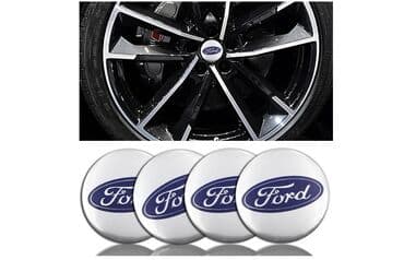 20555 r16 felni: FORD-plastificirane nalepnice za felne-set od 4 komada SREB. FORD - — 4