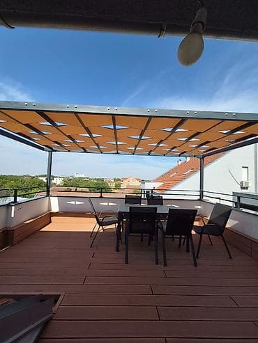 klupice za terasu: IZRADA TRAKA ZA PAVILJONE OD VODOODBOJNOG PLATNA – PO MERI - Šijemo — 8