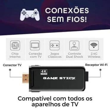 usb sa igricama: 64G M8 4K Game Stick Mini konzola kutija Retro TV Video Game Console — 7