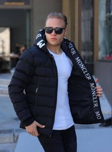 Zimska jakna 2XL, Moncler, bоја - Crna