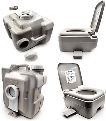 sat sa pticama: Prenosivi hemijski toalet – kompaktnog dizajna, idealan za kampovanje — 6