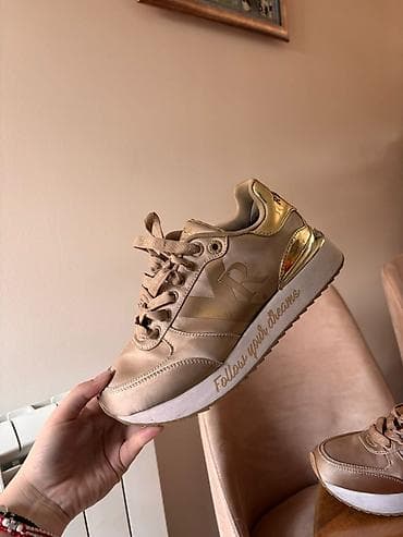 dsquared patike cena: Karl Lagerfeld bele patike – low-top model sa platformom i riplej oba — 6