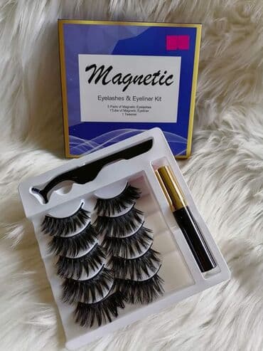 magnetni ajlajner: HIT CENA 1400 dinara 🧲Magnetne trepavice set + magnetni ajlajner Set — 7