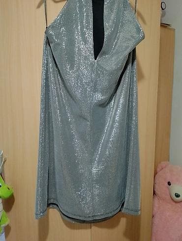 satovi ruma: Srebrna haljina bez rukava – Koton - Brend: Koton (etiketa na — 3