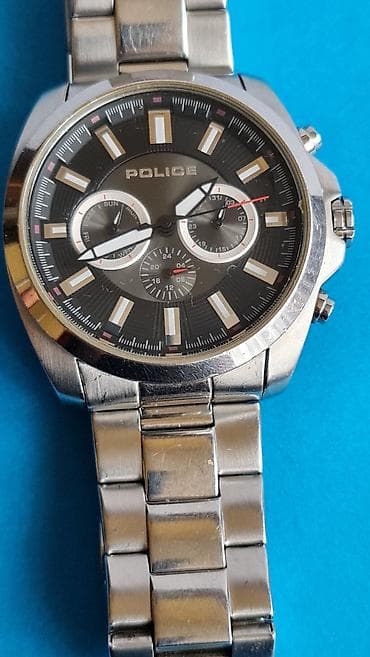 casio oceanus cena: Muški ručni sat POLICE – hronografski dizajn u inox izdanju. - — 1