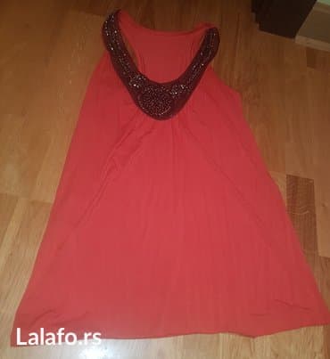 iznajmljivanje haljina laura – слике: Tunika- haljina free size. Univerzalne velicine s-l, narandzaste — 3
