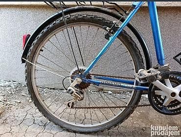 knjige za gimnaziju opsti smer: MTB 26 BLACK&WHITE – ispravan, 18 brzina, blatobrani + nosač — 5