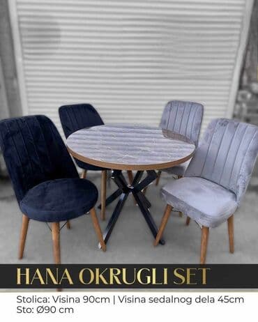 trpezarijski sto za 8 osoba dimenzije: 05. Set
270e — 11