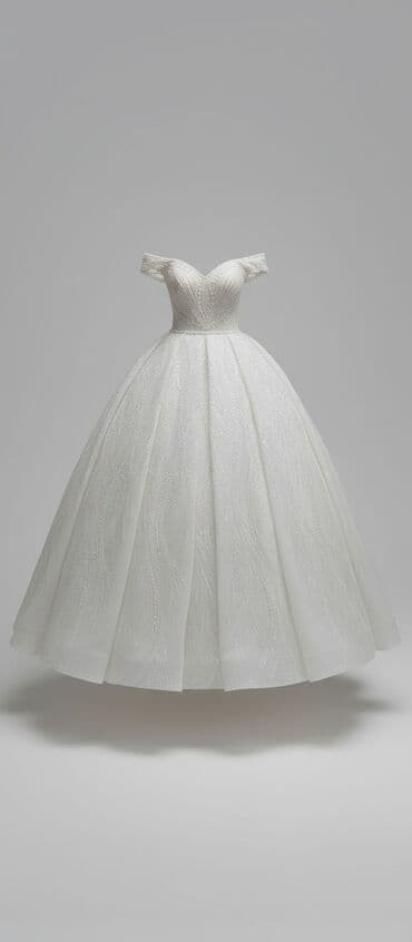 Venčanice: Bela balska venčanica sa raskošnom suknjom i bogatim ručnim ukrasima — 1