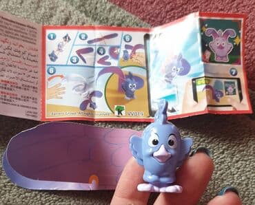 Figurice i makete: Kinder suprise igracka plava ptica — 3
