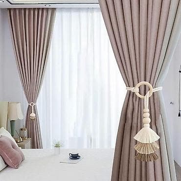 slusalice za devojcice: Elegantna dekoracija za zavese 🌸 Prelepa dekorativna traka za zavese — 3
