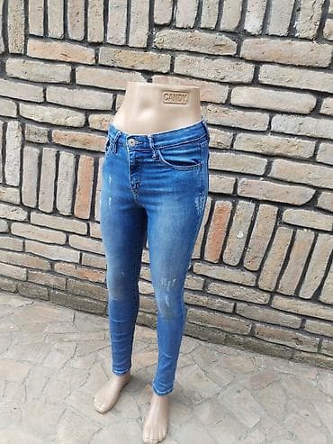 odeća za krupne: Fioretto farmerke – veličina S - Model: skinny/uz telo, srednji struk — 3