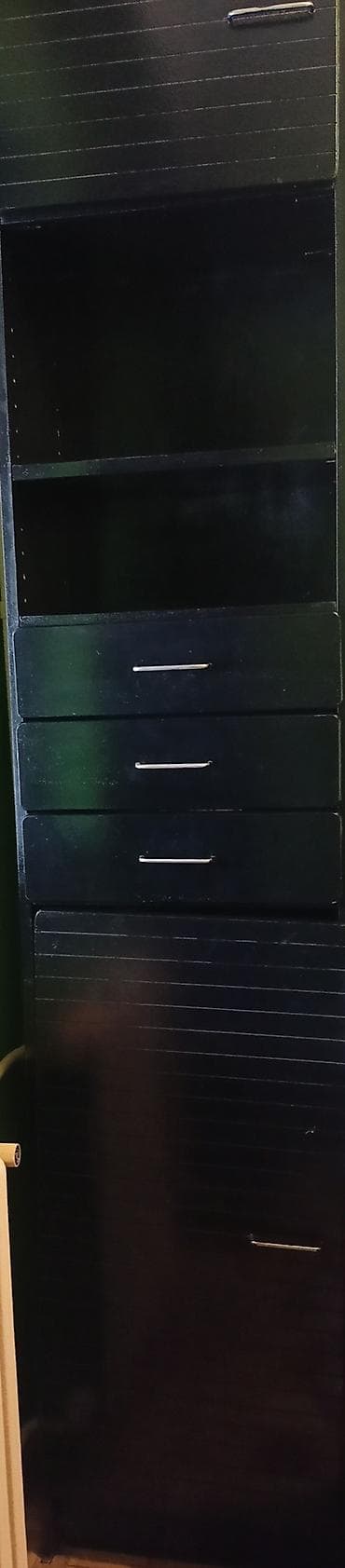 Stilski nameštaj: Radni sto(82) +2 visoka ormara(32/32) – set za sobu/radni kutak — 9