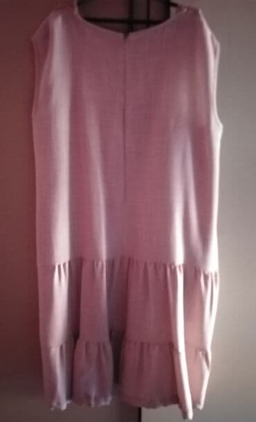 Dresses: M, color - Beige, Oversize, With the straps — 3