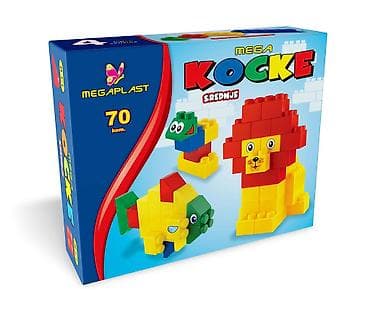 Mega kocke – set od 70 komada (srednje veličine) Dopustite da vaše