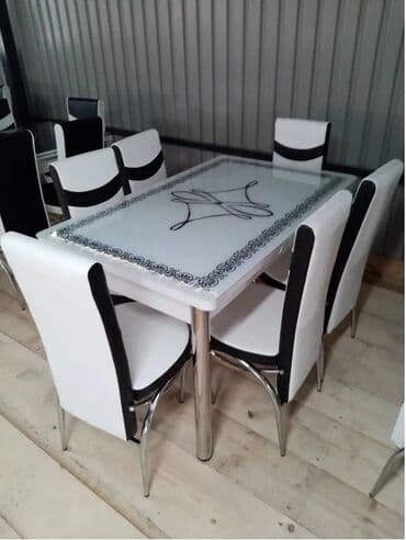 lidl set stocica: Novi trpezariski kompleti stola i 6 stolica 230e dimenzije stola 130 — 3