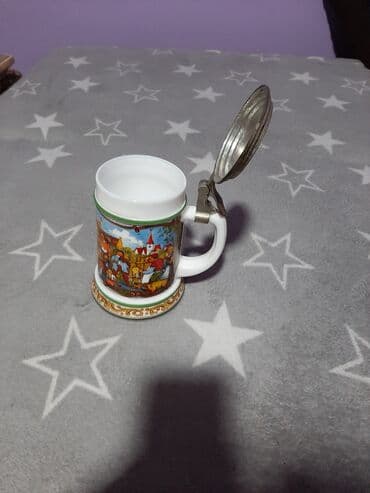 mikrofon slike: Stara krigla original vintage model svuda ima natpise od ispot na — 9