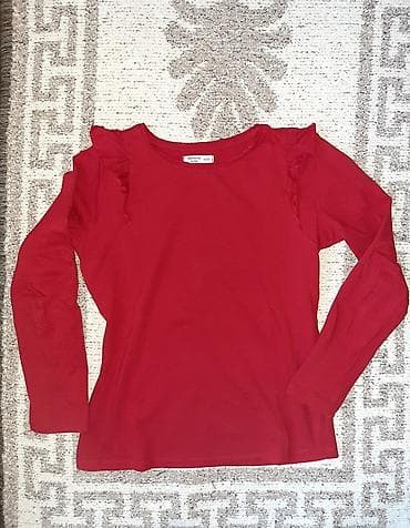 Duks za devojčice sa karnerima iznad rukava 9-10 na lalafo.rs Duks za devojčice sa karnerima iznad rukava 9-10