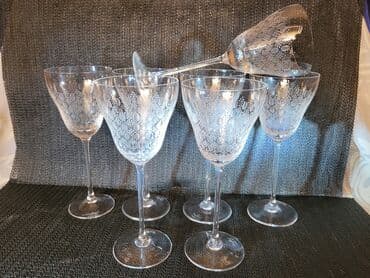 swarovski case za vino cena: Case Rosenthal kristal za vino,rucni rad 70te.godine Nemacka. Case — 2