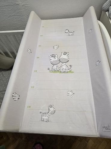 Ploča za presvlačenje beba Ceba Baby – motiv zebrica - Dimenzije