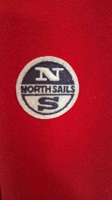the north face kačket: Majica North Sails muška crvena na kragnicu - Brend: North Sails — 3