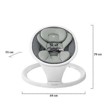 Nameštaj: KIKKA BOO Ljuljaška CUDDLE ME sa daljinskim upravljačem – light grey — 8