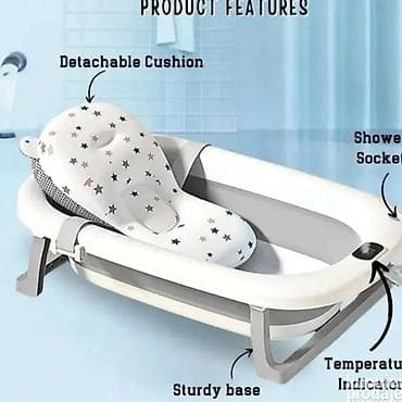 forma ideale komode za hodnik: Sklopiva kadica za bebe sa mekim sunđerastim uloškom Učinite vreme — 4