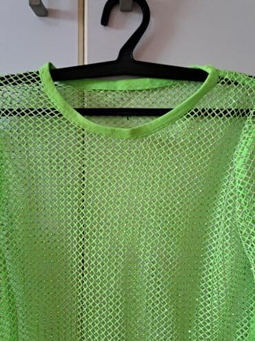 new yorker majice: One size, Vez, Jednobojni, bоја - Zelena — 10